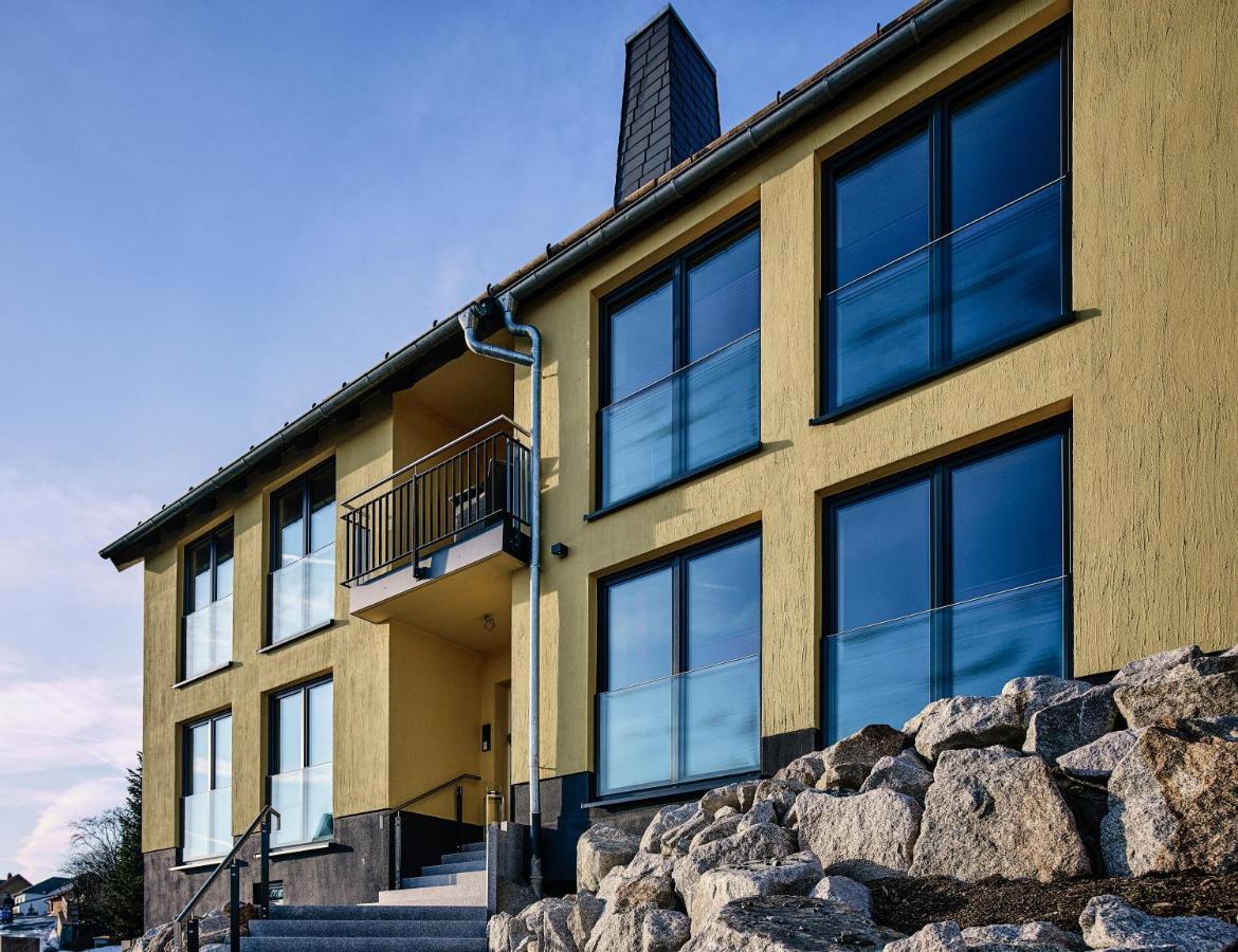 Chalet-Ferienwohnung Schlossblick, 51 Qm, Wellness/Fitness/Sauna - Bergroedelhof Feilitzsch Exteriör bild